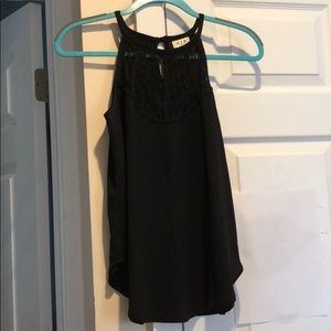 Black tank top
